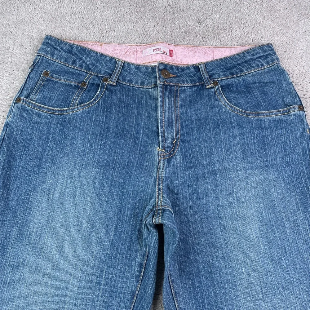 Levis Jeans Juniors‎ 18 Blue 517 Stretch Flare Stretch Denim Retro Y2K Boho